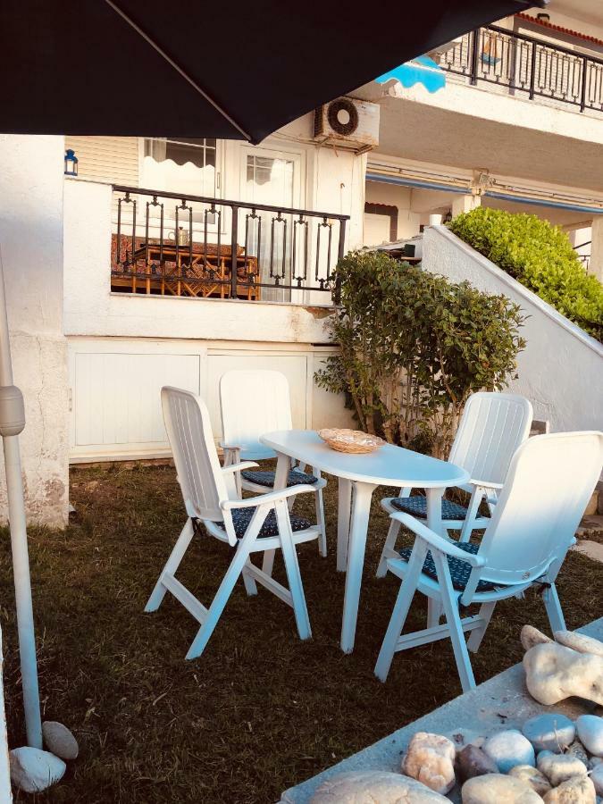 Seafront Maisonette In Fúrka Kültér fotó